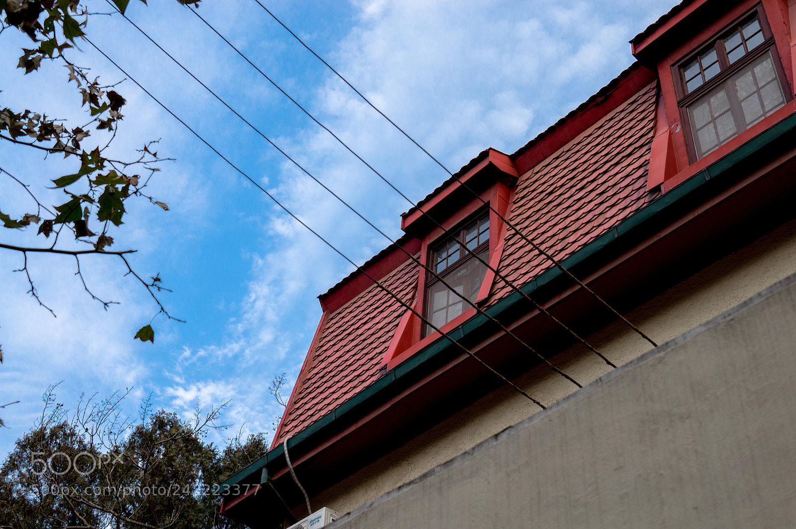 Sony Alpha NEX-5N sample photo. Roof&sky photography