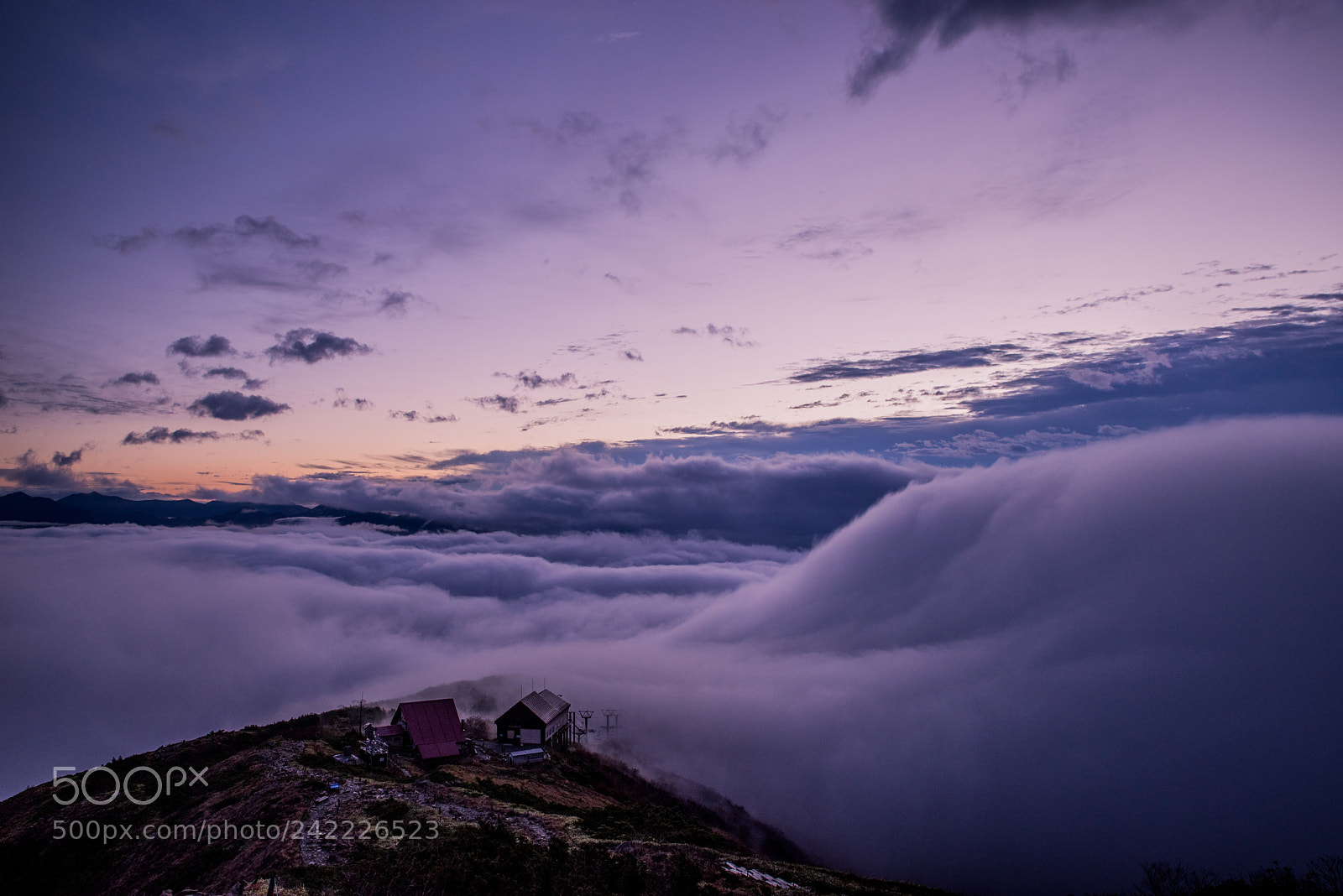 Pentax K-1 sample photo. Cloud wave at hakuba photography