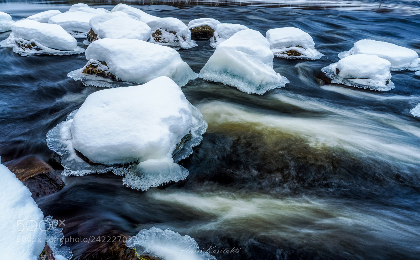 Nikon D600 sample photo. Frozen rocks photography