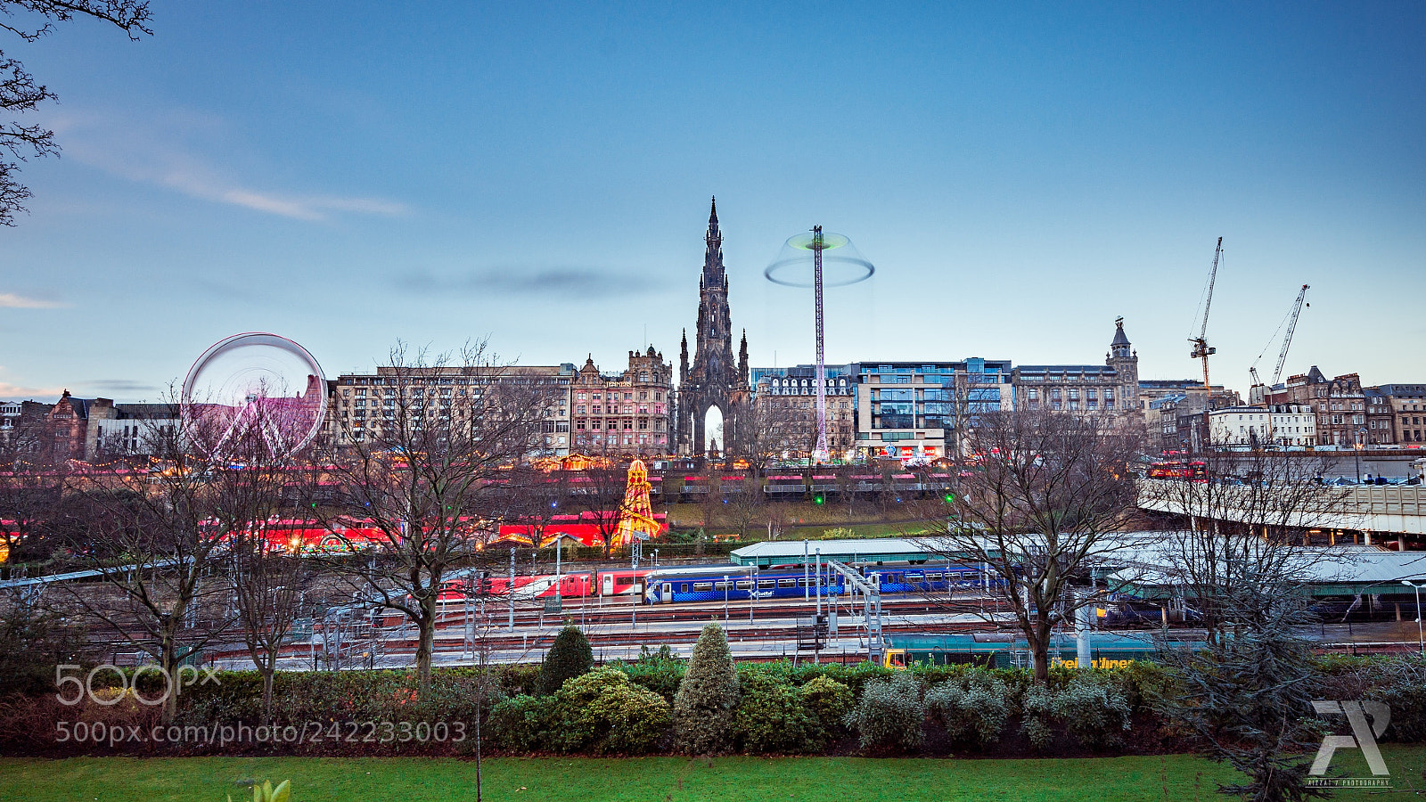 Nikon D7200 sample photo. Princes street gardens east photography