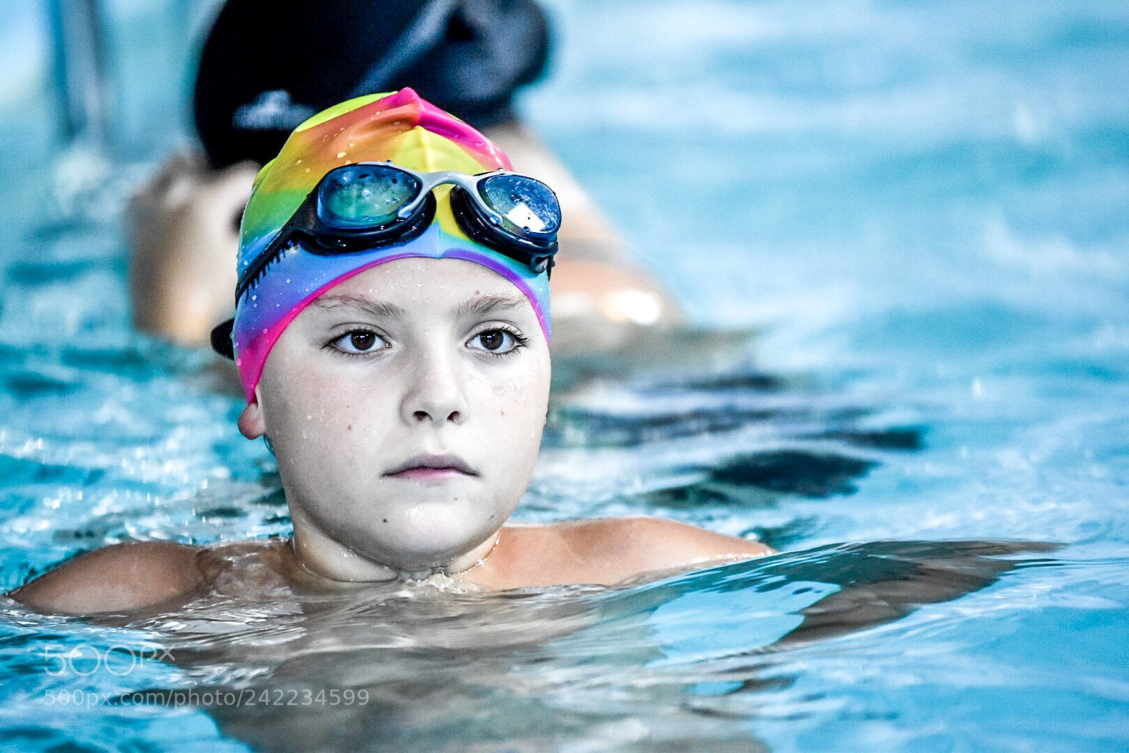 Nikon D5500 sample photo. Focus.....breathe.....swim....win photography