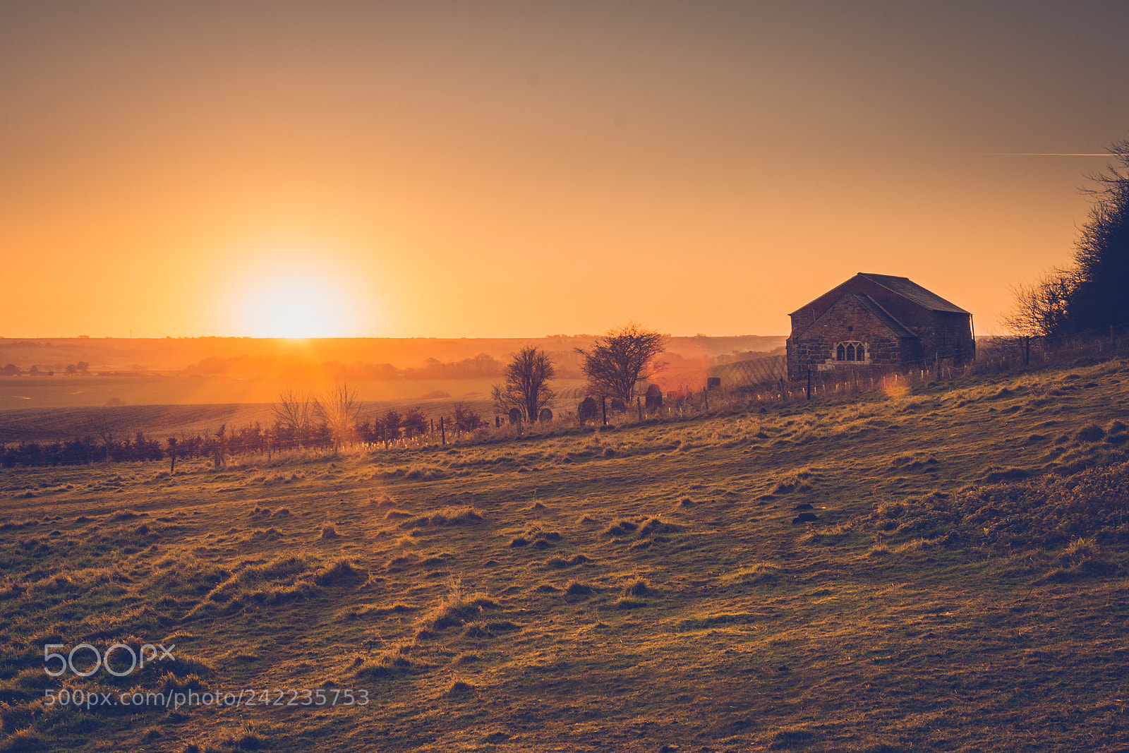 Nikon D7100 sample photo. Sunset farmlands photography