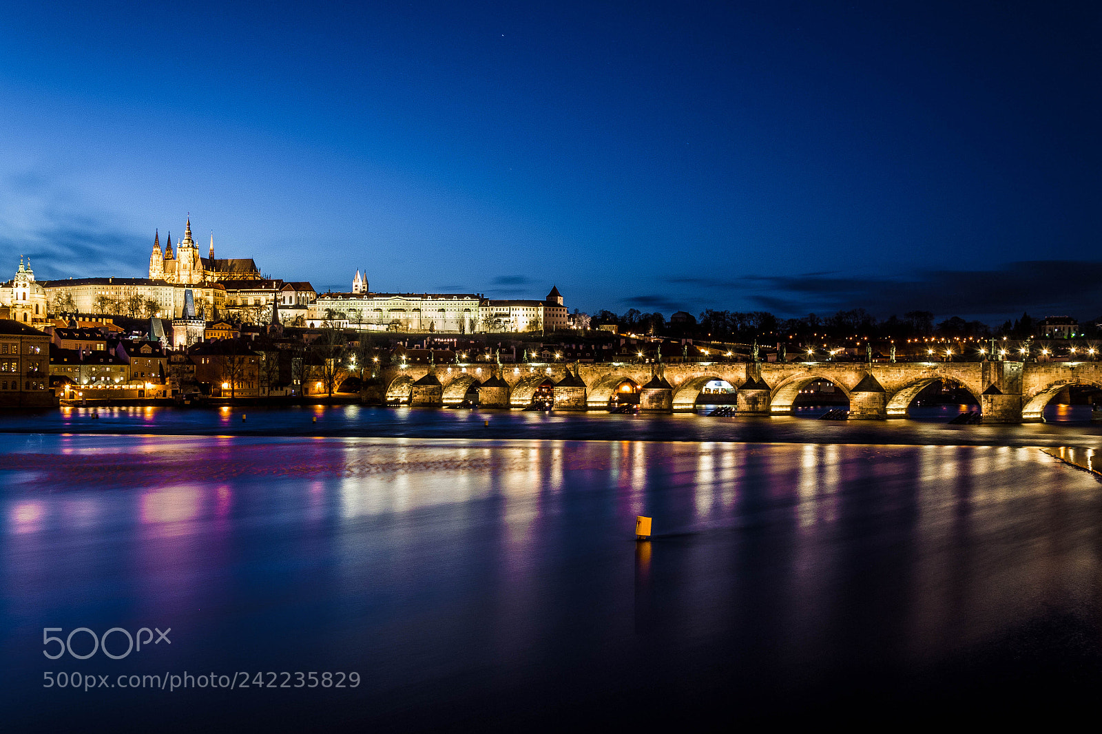 Nikon D3100 sample photo. Prague de nuit photography