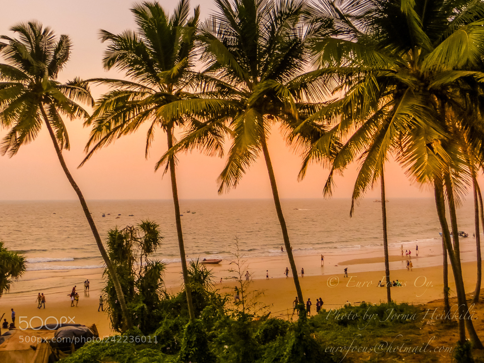 Canon PowerShot SX260 HS sample photo. Beach life in goa photography