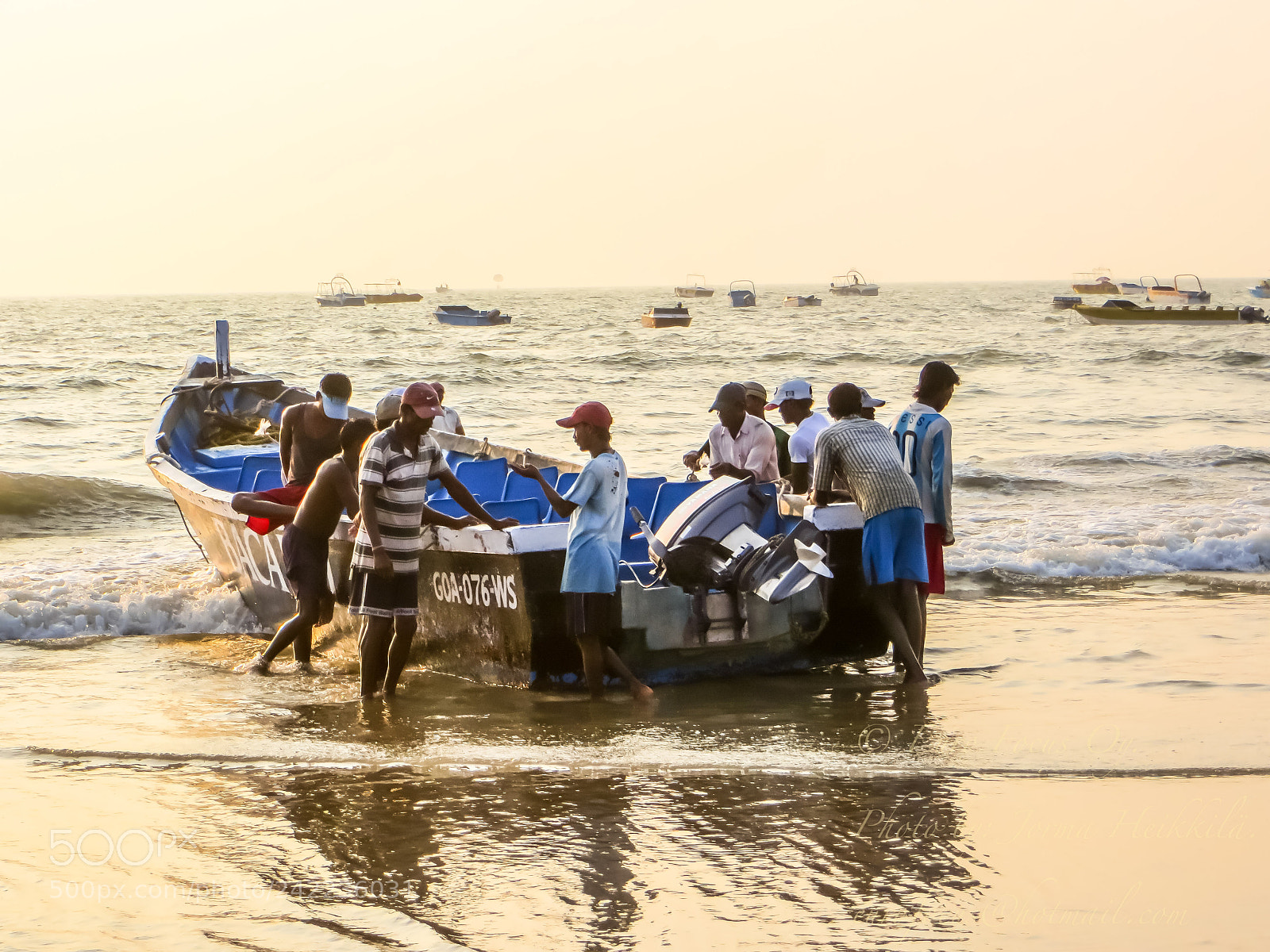 Canon PowerShot SX260 HS sample photo. Beach life in goa photography