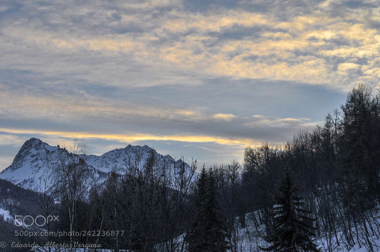 Nikon D5000 sample photo. Sunset in bardonecchia (2) photography