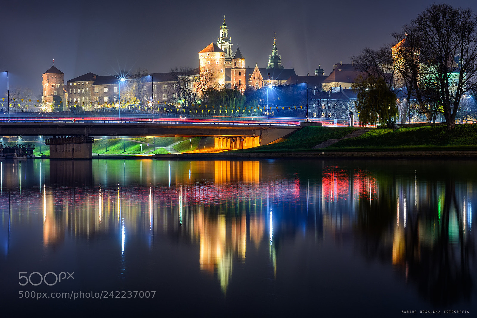 Nikon D7100 sample photo. Wawel in the evening photography