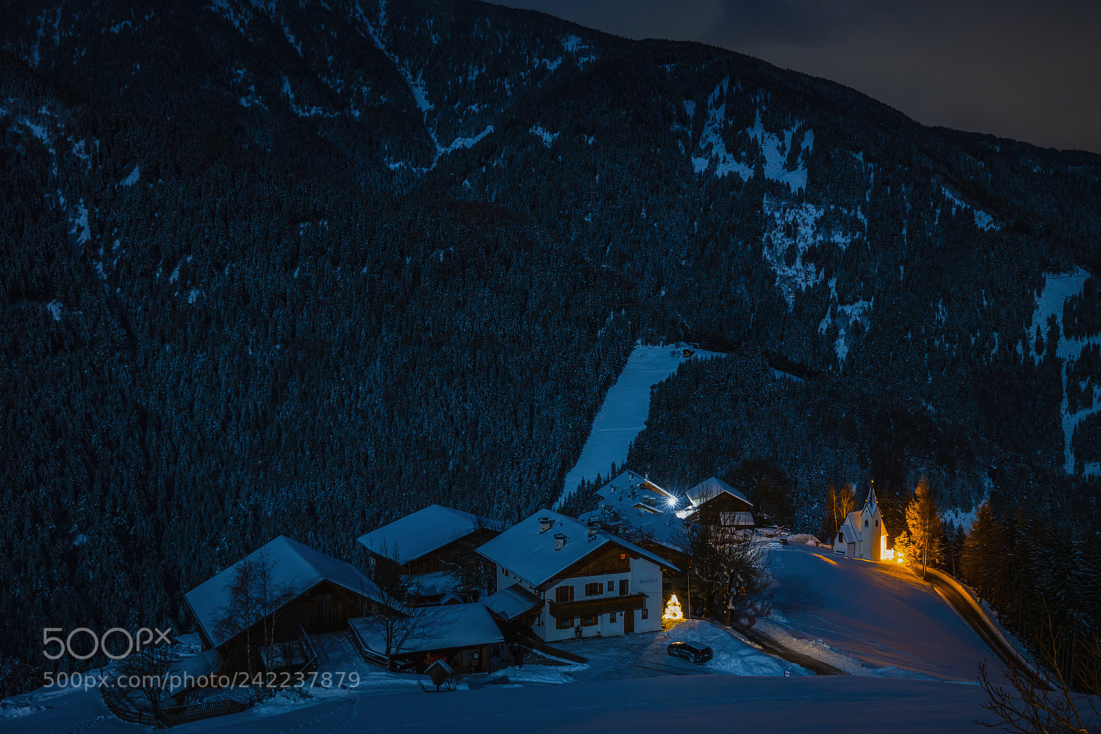 Canon EOS 5DS sample photo. Winter night in the photography