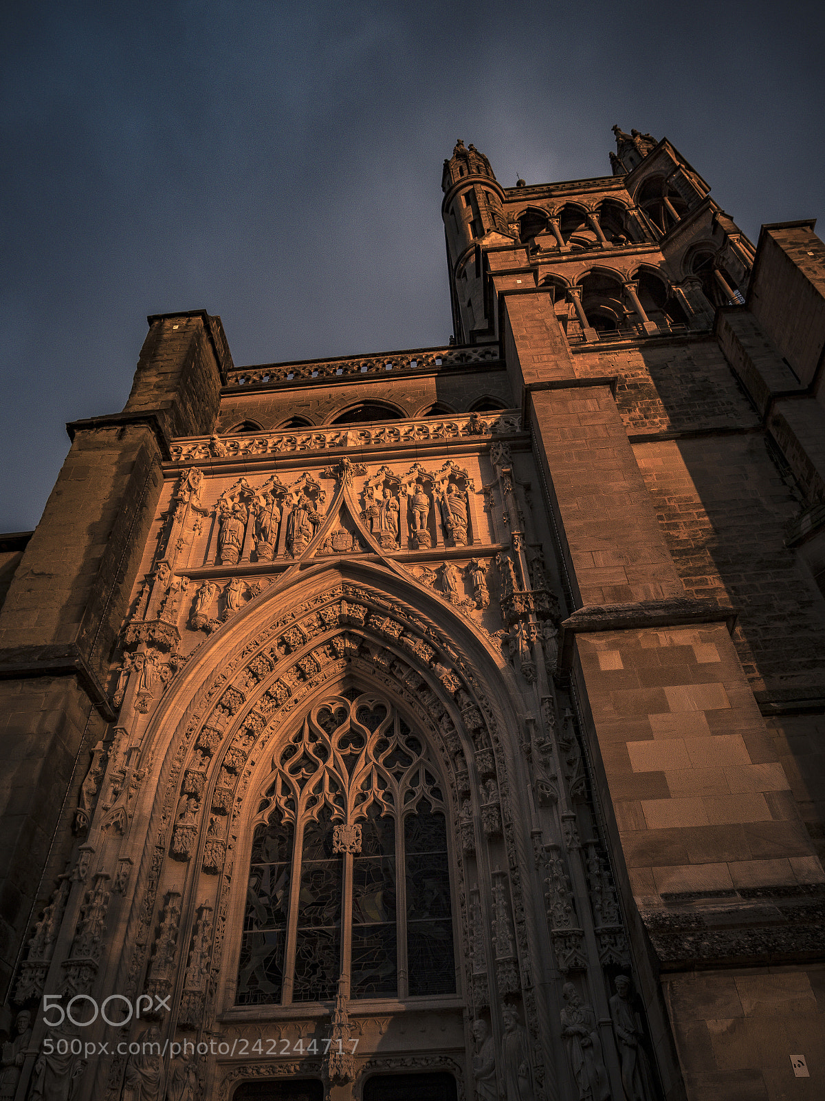 Olympus OM-D E-M1 Mark II sample photo. Notre dame cathedral, lausanne photography