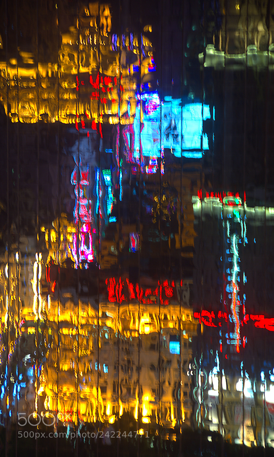 Nikon D7100 sample photo. City lights abstract photography