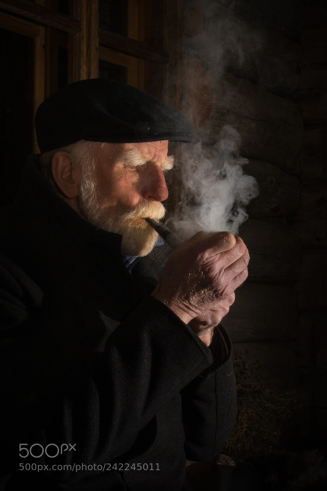 Nikon D7100 sample photo. Old man smoking the photography