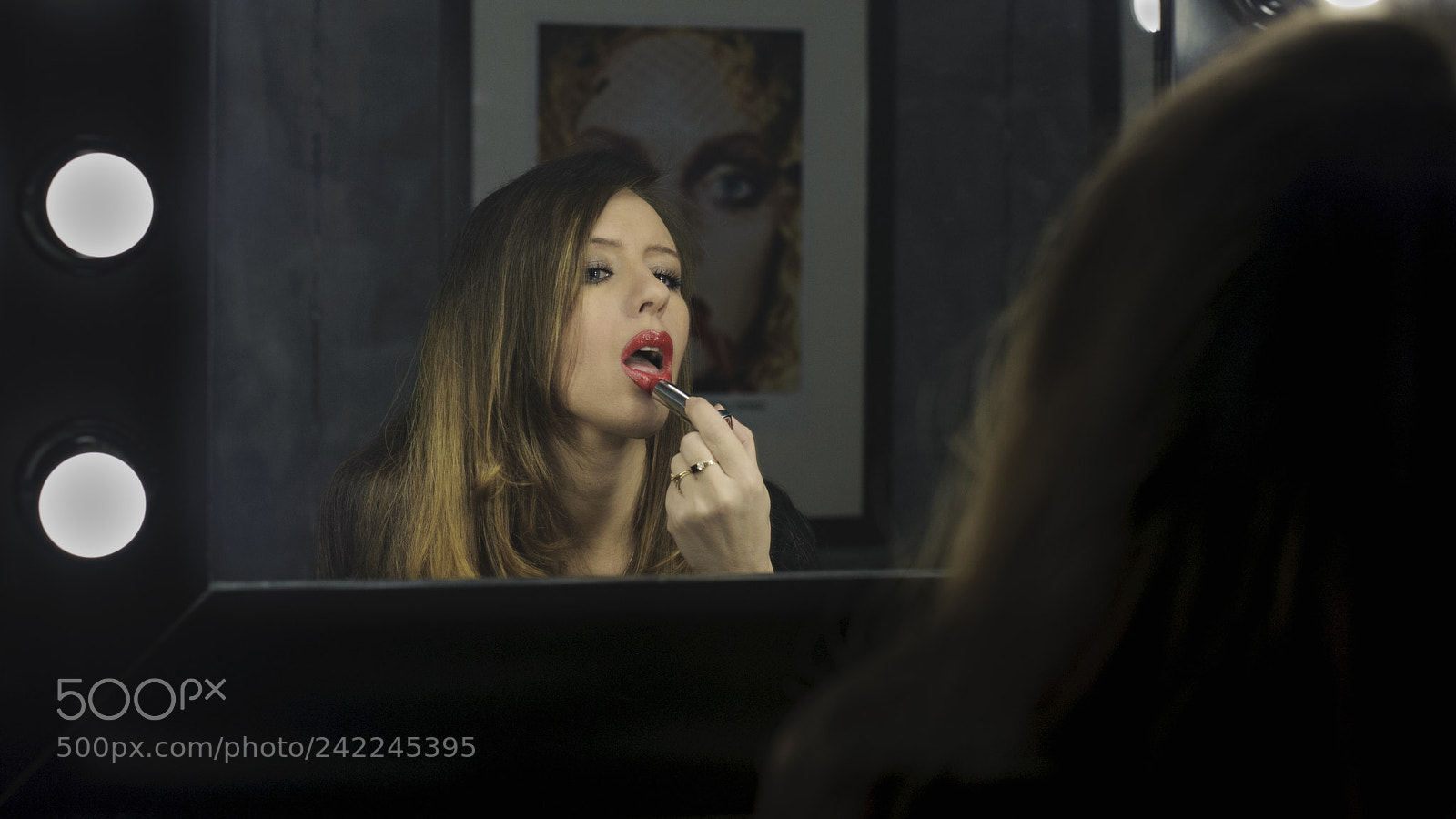 Nikon D700 sample photo. Red lips... photography
