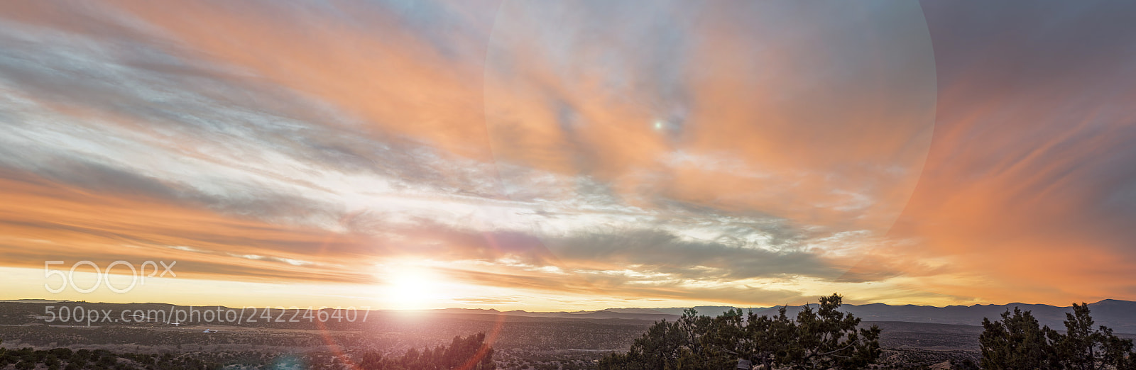 Nikon D810 sample photo. January sky panoramic photography