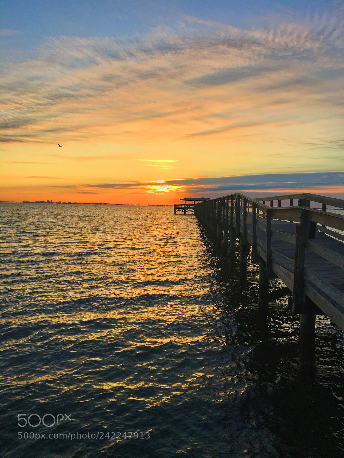 Apple iPhone 6s sample photo. Safety harbor pier leading photography