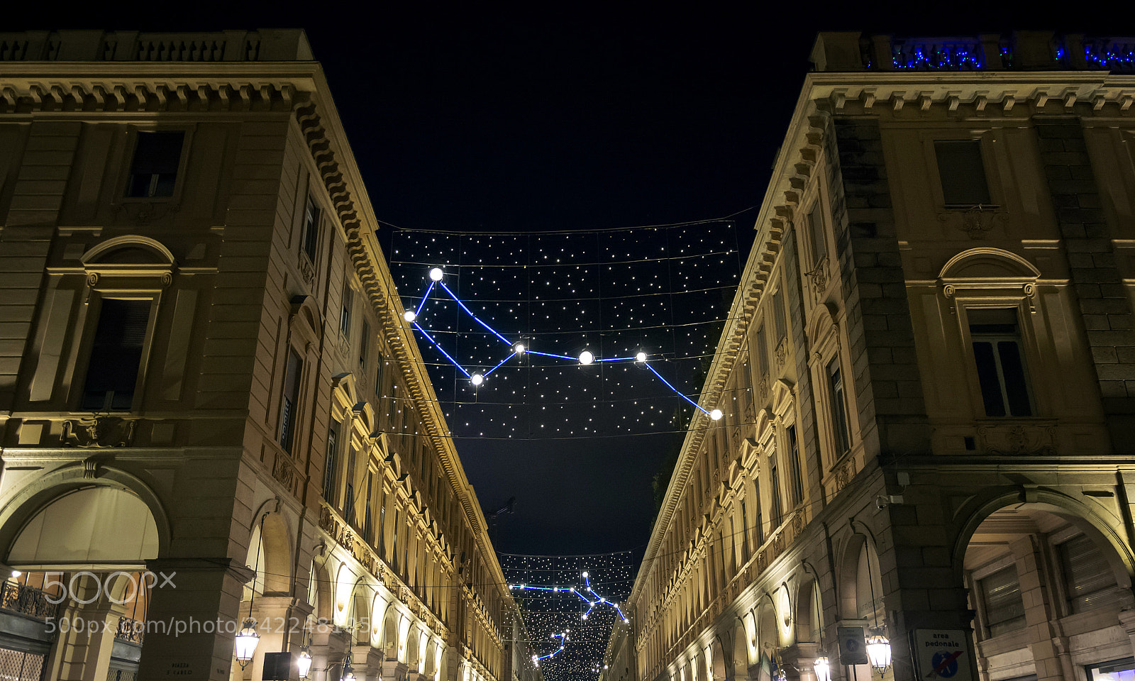 Nikon D7100 sample photo. Christmas lights in turin photography