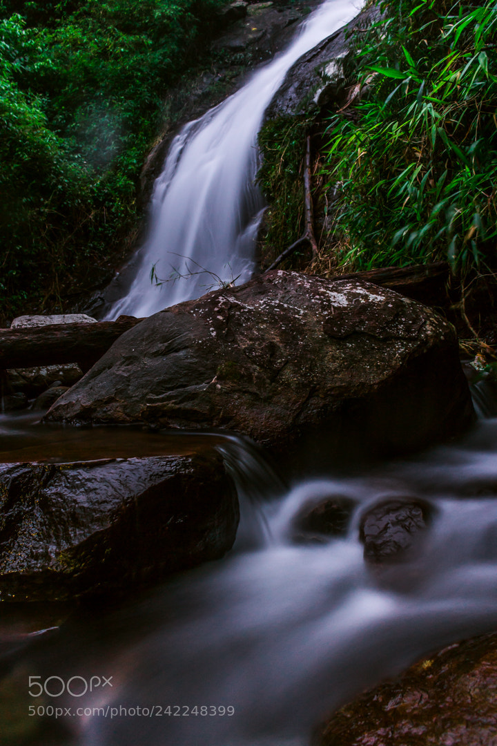 Canon EOS 750D (EOS Rebel T6i / EOS Kiss X8i) sample photo. A private waterfall photography