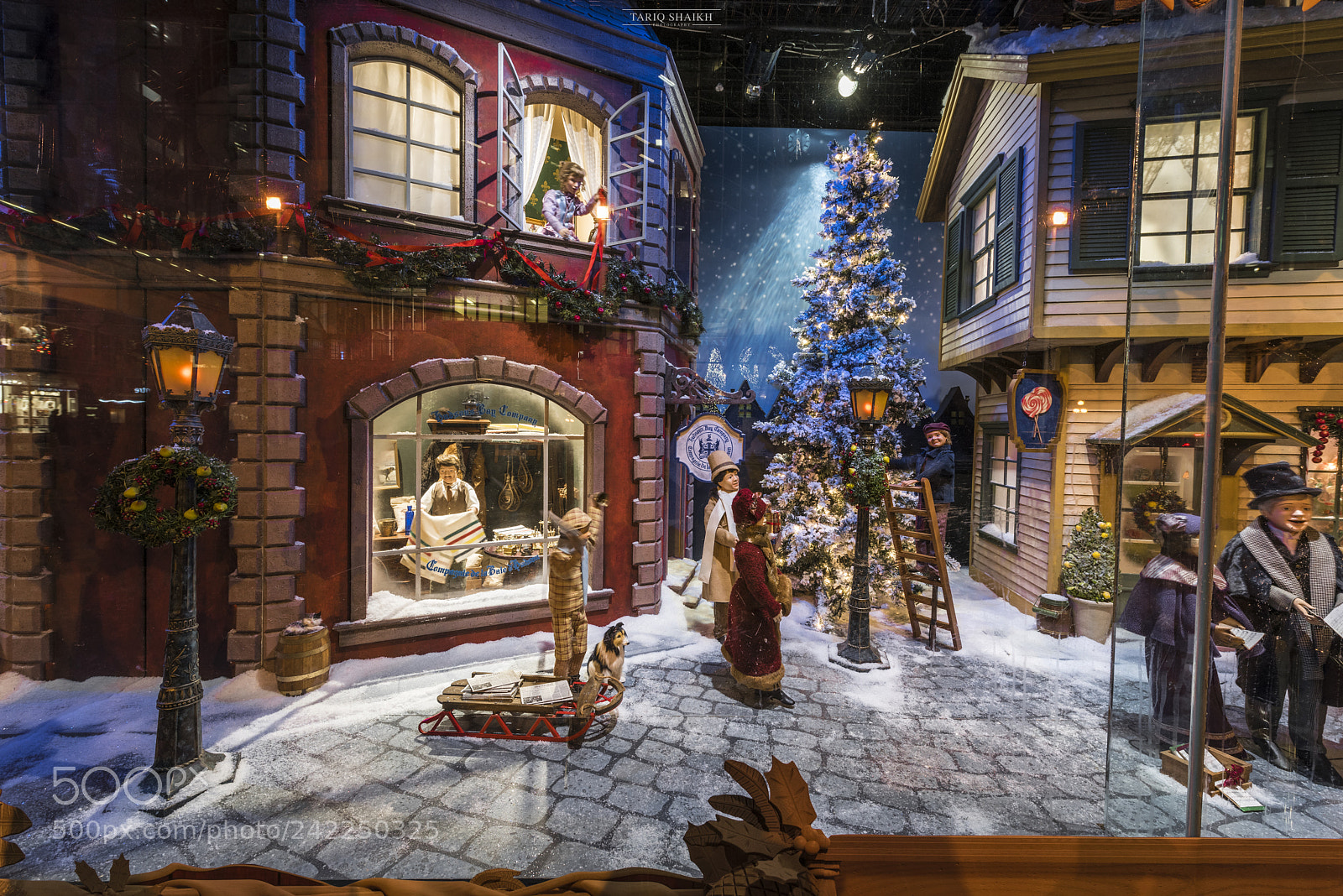 Nikon D810 sample photo. Window displays at hudson photography