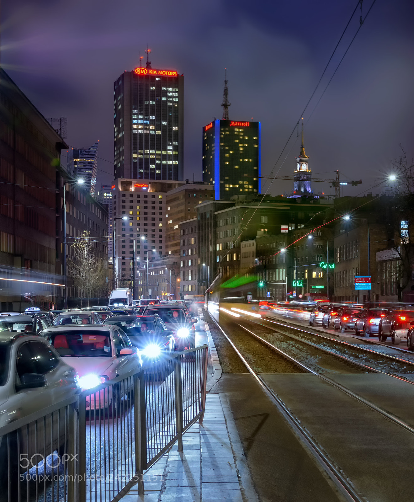 Nikon D7200 sample photo. 5 pm traffic photography