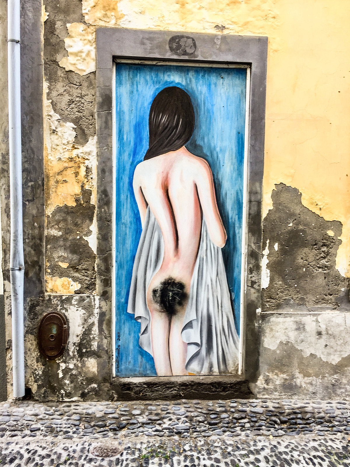 Apple iPhone 6 sample photo. A door in funchal photography