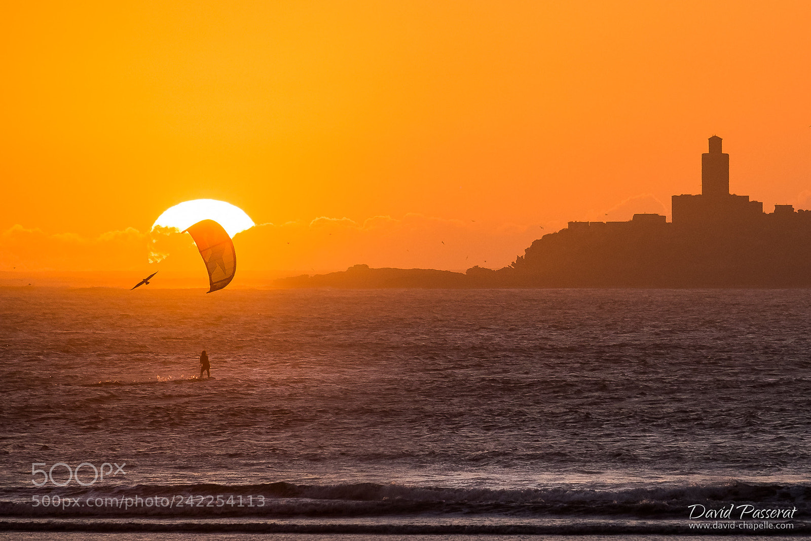 Fujifilm X-E1 sample photo. Kytesurfing at sunset photography