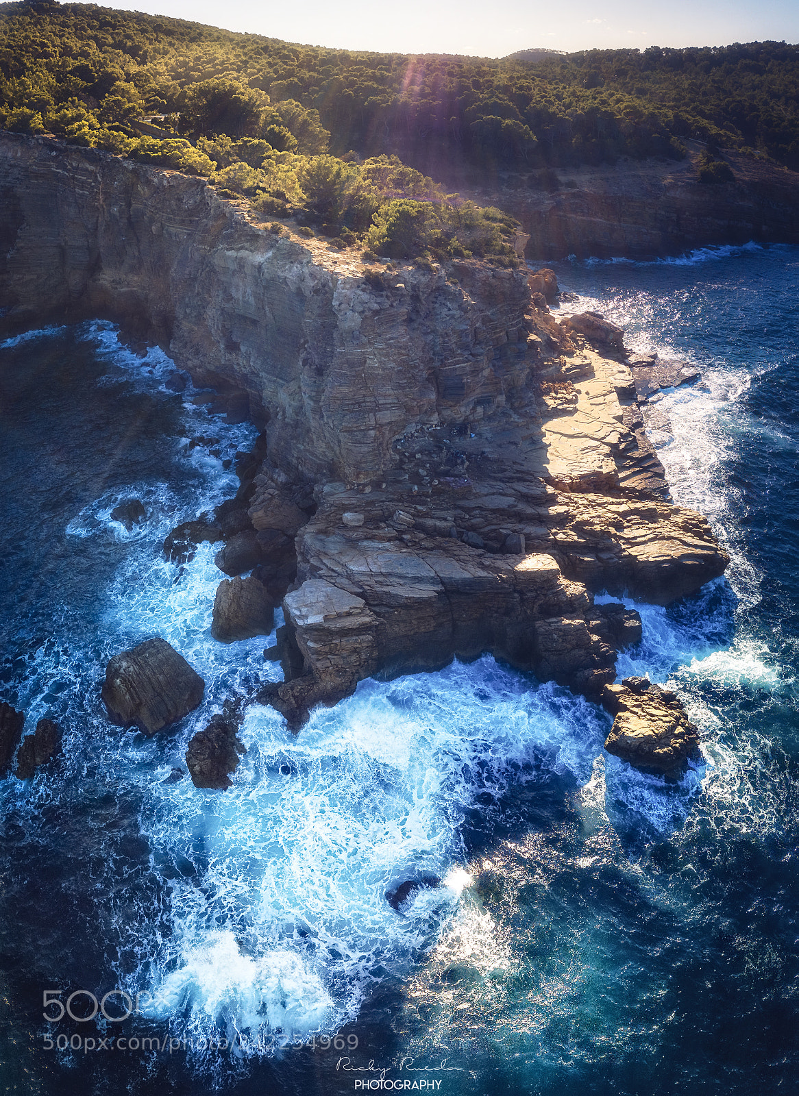 DJI FC220 sample photo. Punta galera photography