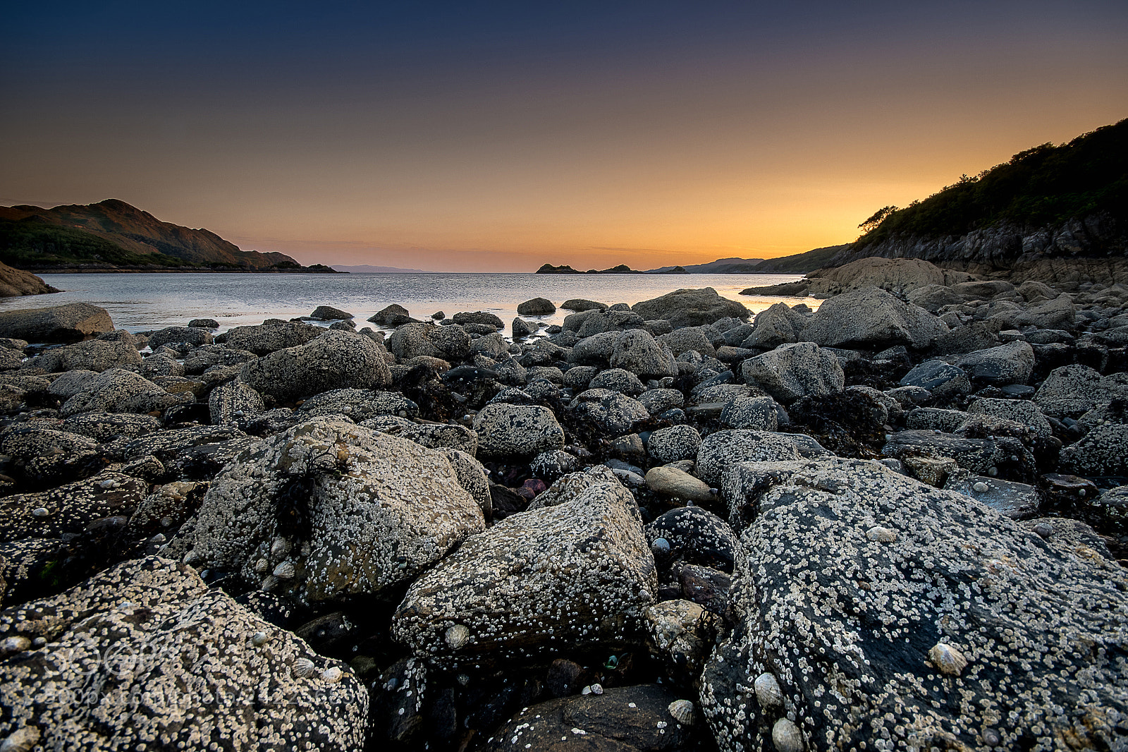 Nikon D500 sample photo. Sunset in arisaig photography