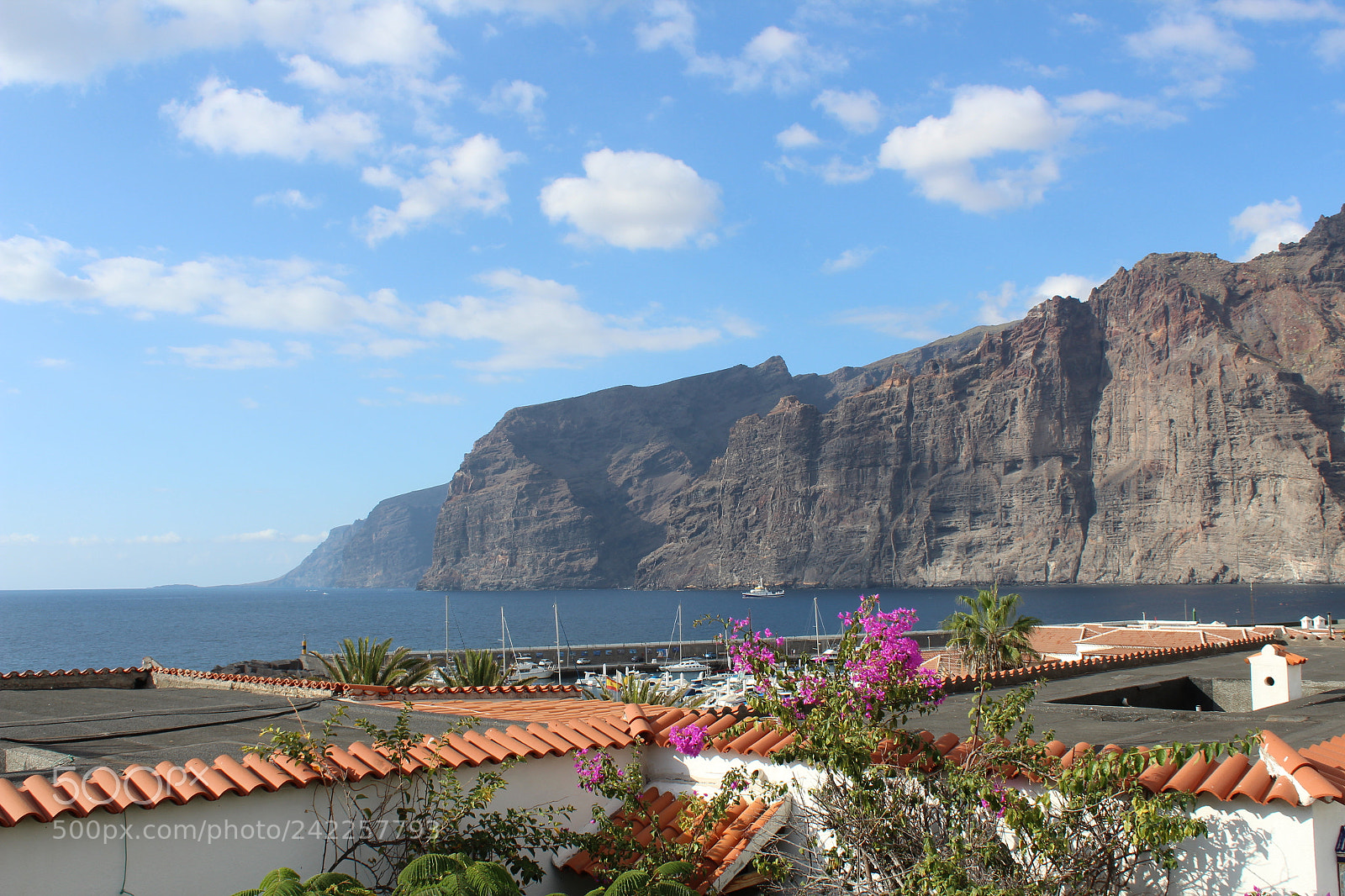 Canon EF-S 18-55mm F3.5-5.6 III sample photo. Los gigantes tenerife photography