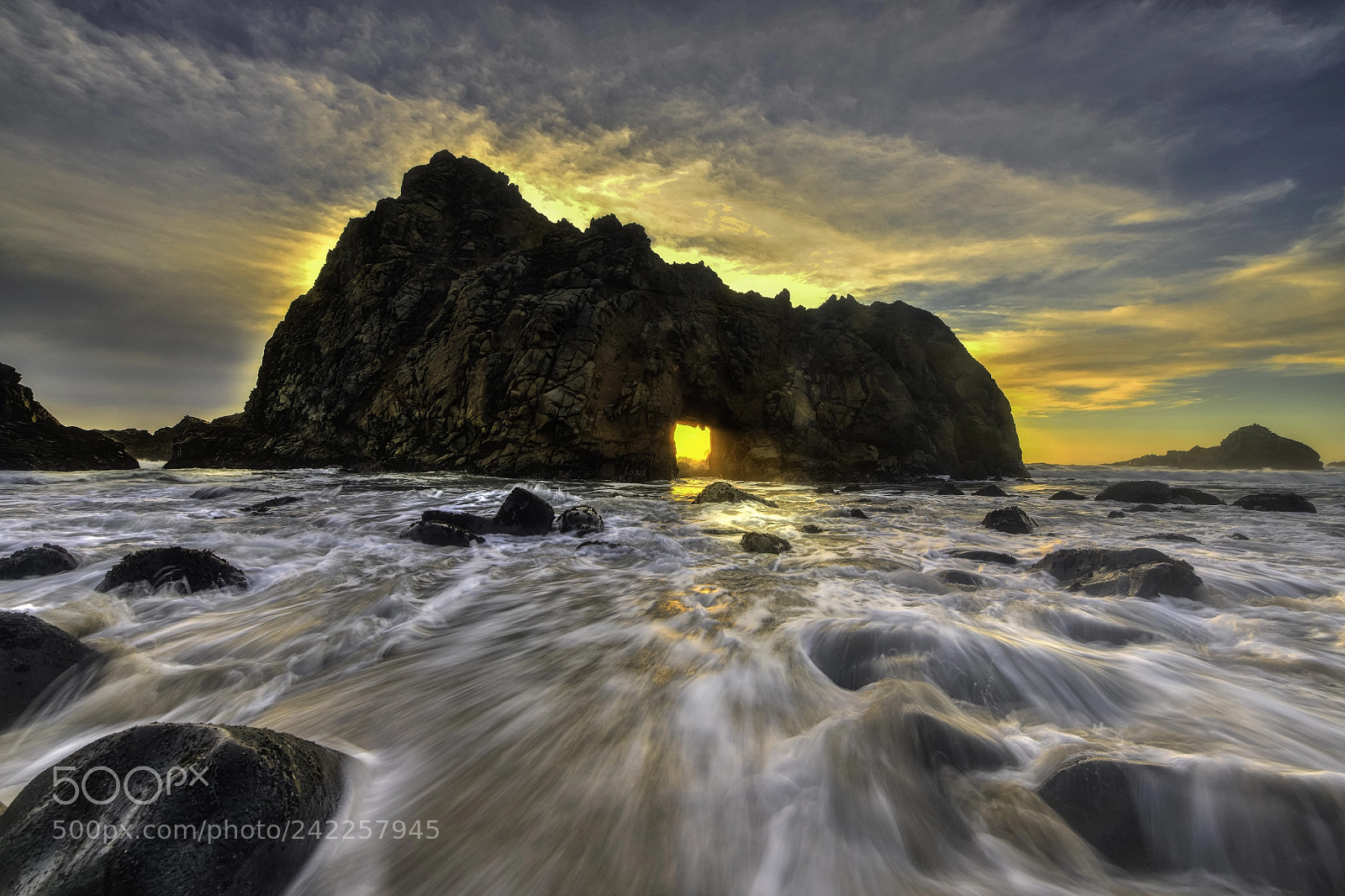 Nikon D850 sample photo. Phieffer beach key hole. photography