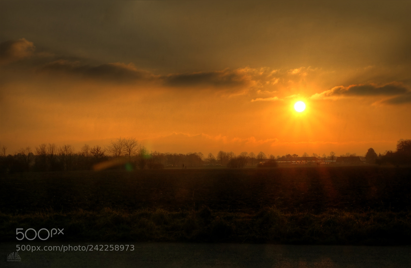 Sony ILCA-77M2 sample photo. Sunset over pasing photography