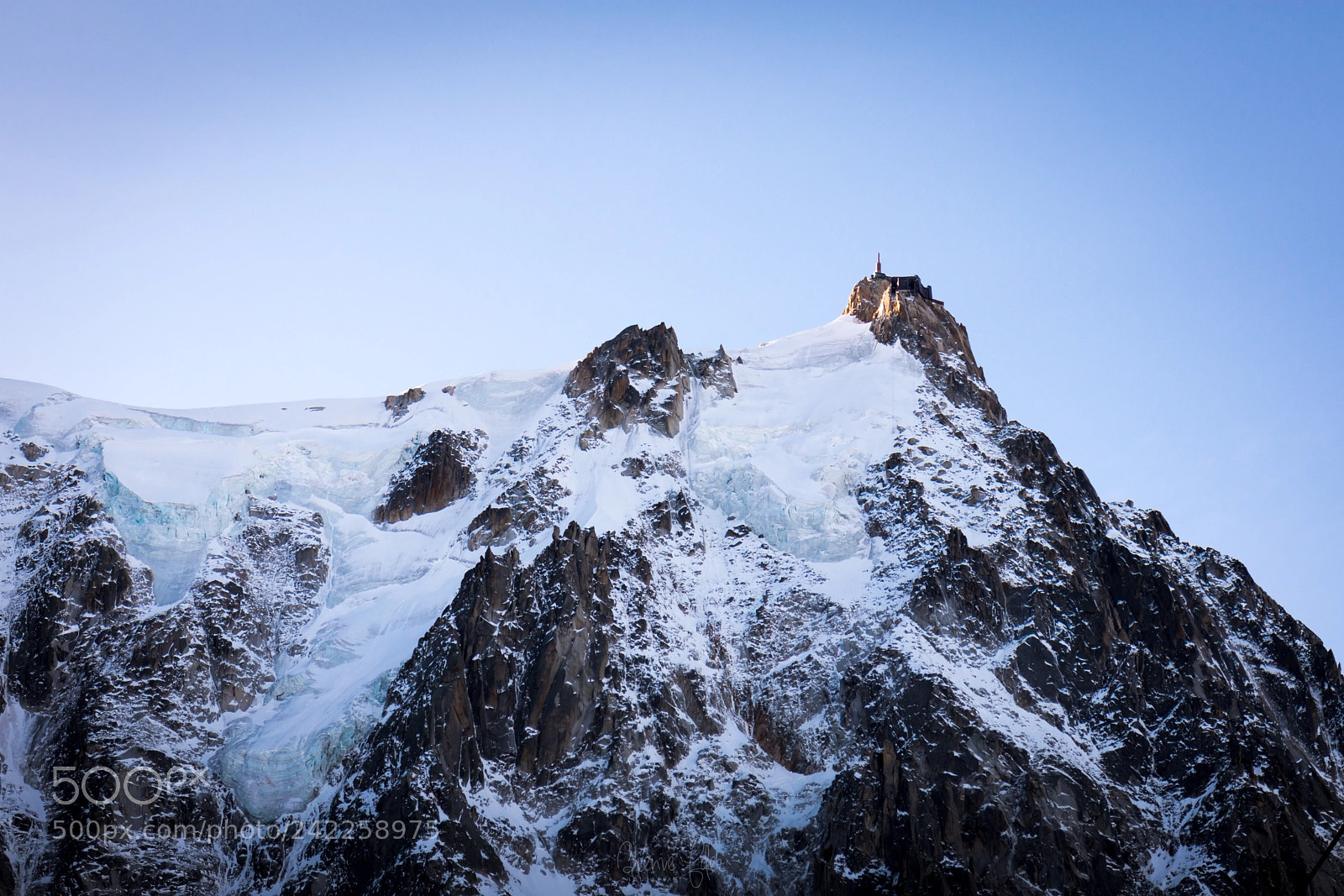 Canon EOS M5 sample photo. Aiguille du midi photography