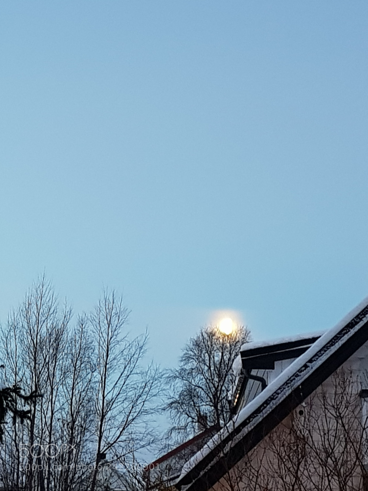 Samsung Galaxy S8 sample photo. Morning moon photography