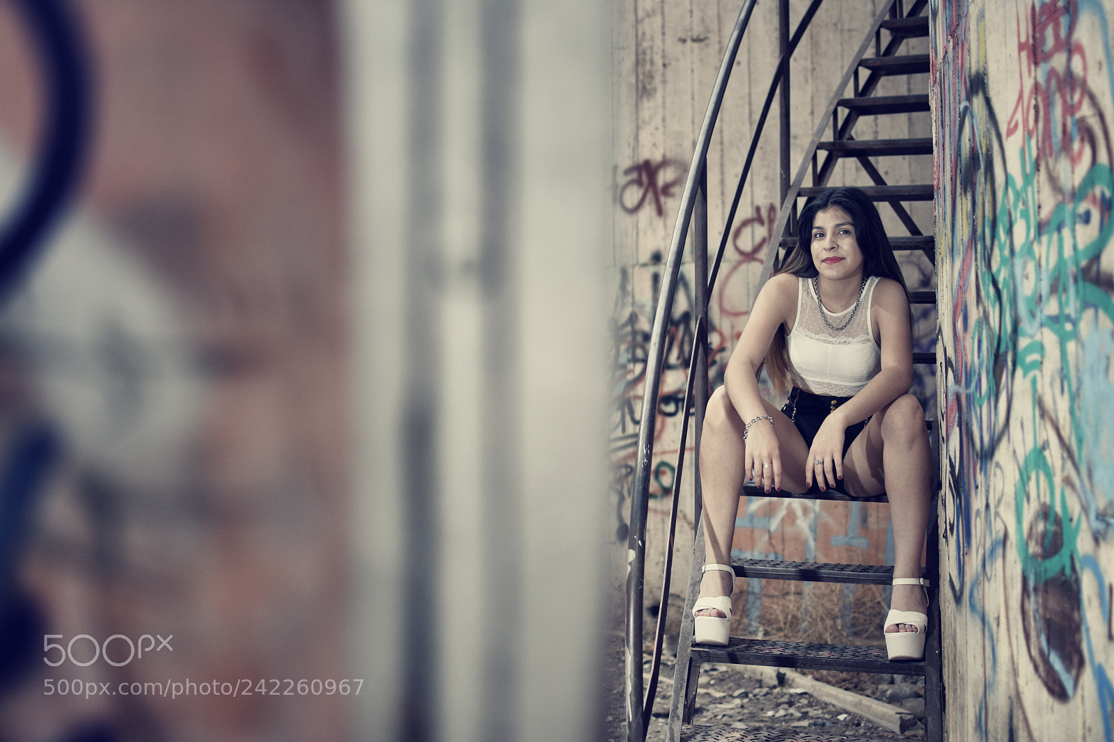 Nikon D7200 sample photo. Escalera photography