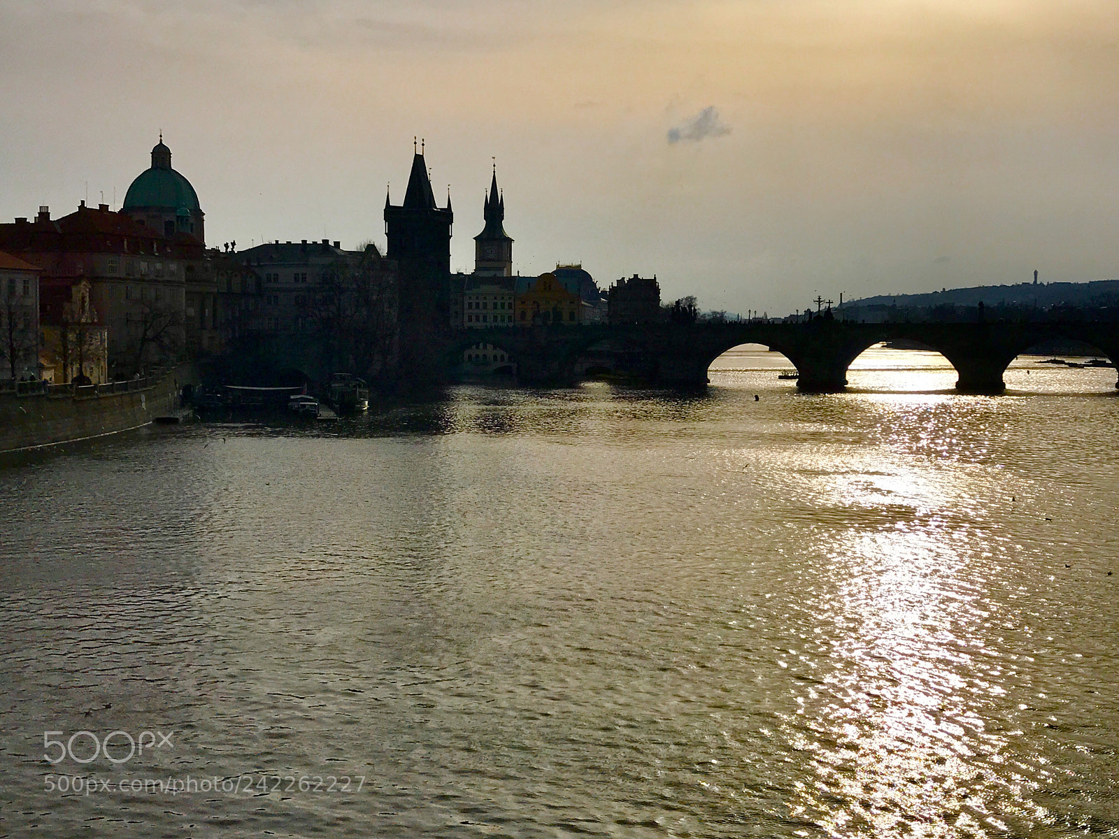 Apple iPhone 7 Plus sample photo. Prague sunset photography