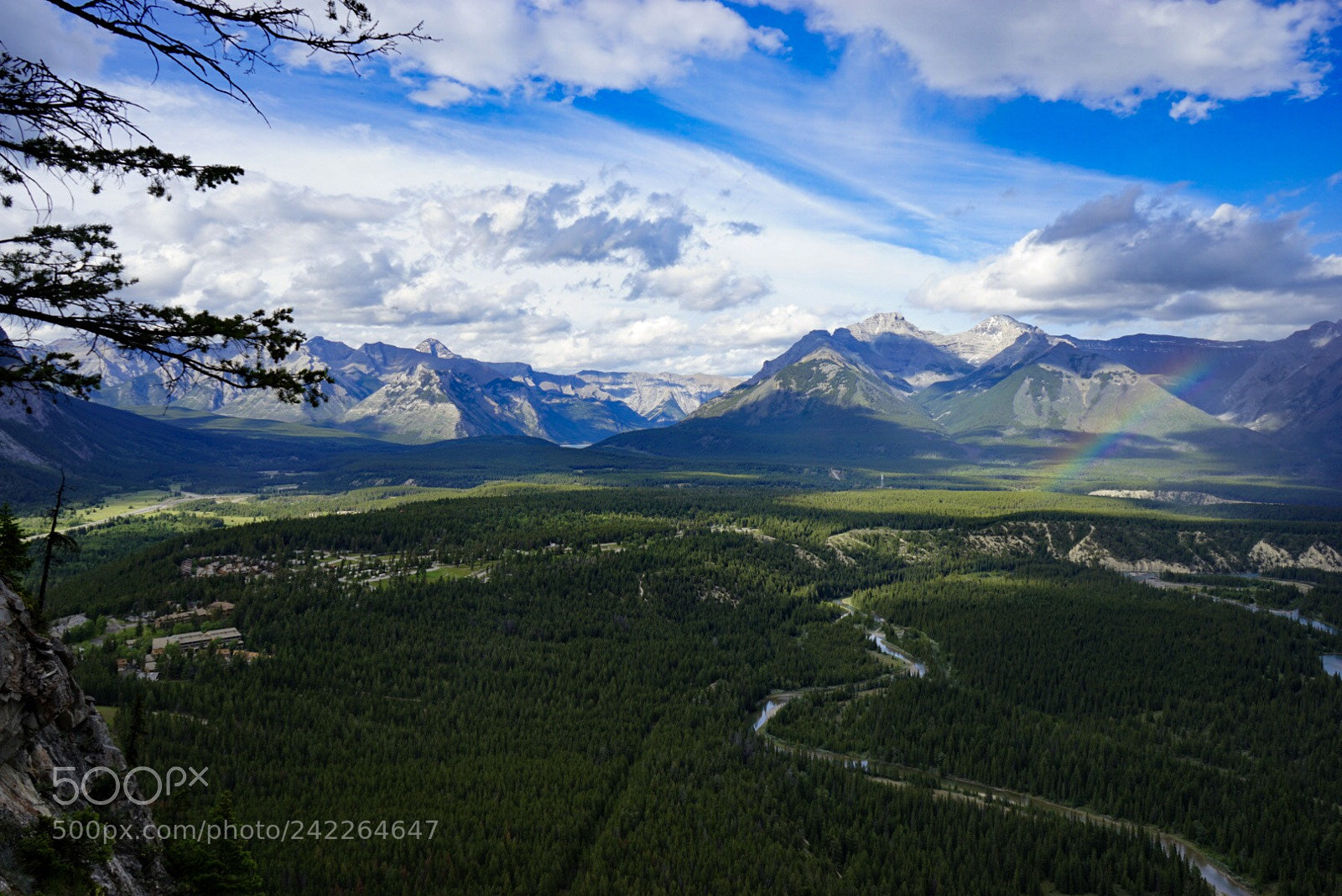 Sony a7 II sample photo. Tunnel mountain banff, alberta photography