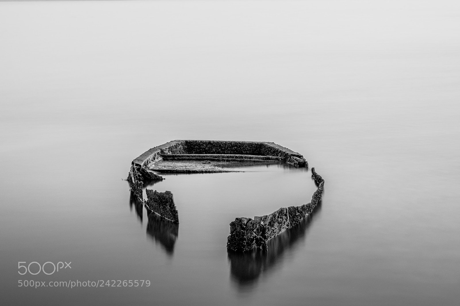 Fujifilm X-T1 sample photo. Sunken boat photography
