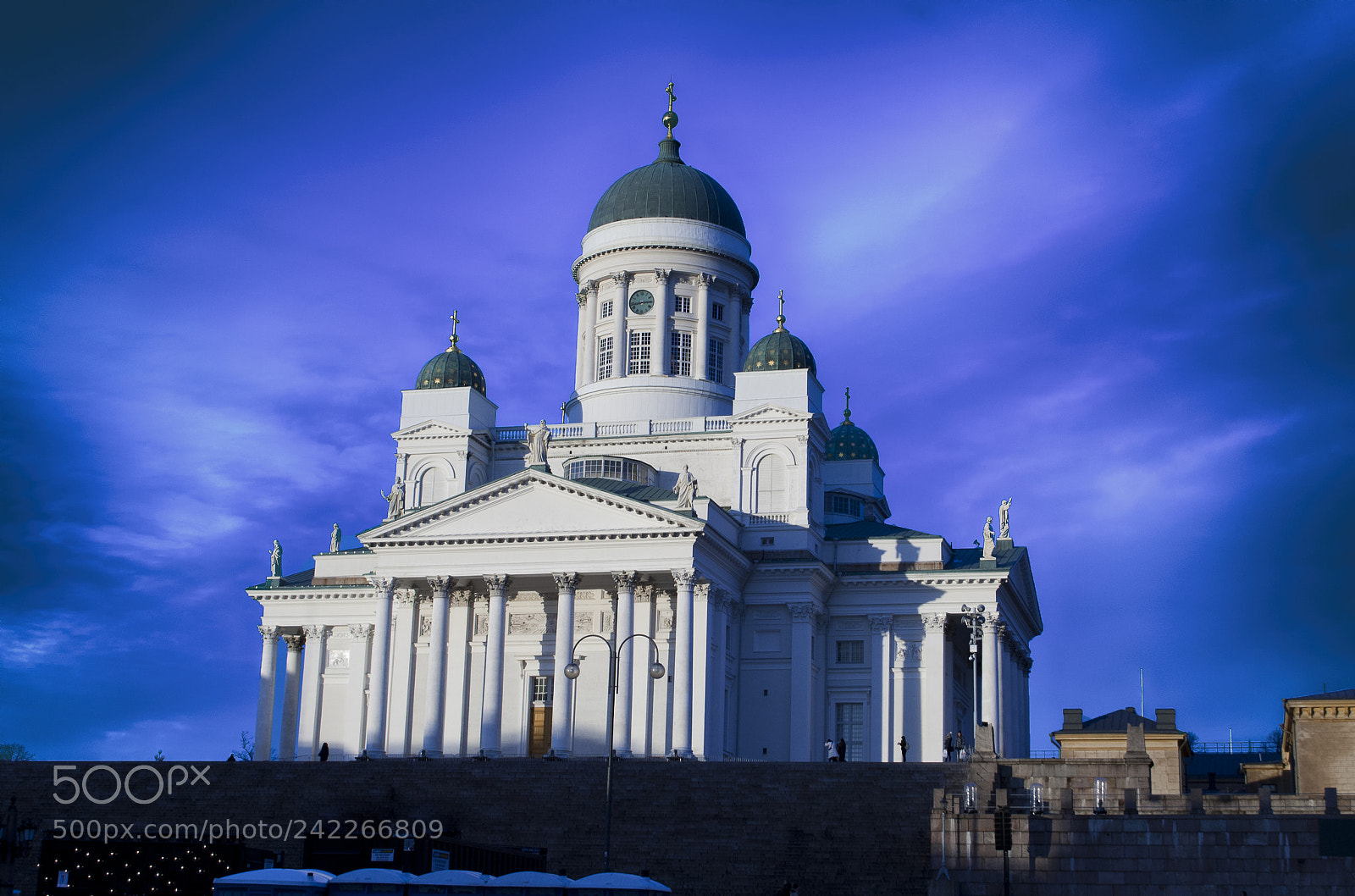 Nikon D3000 sample photo. Helsinki cathedral photography