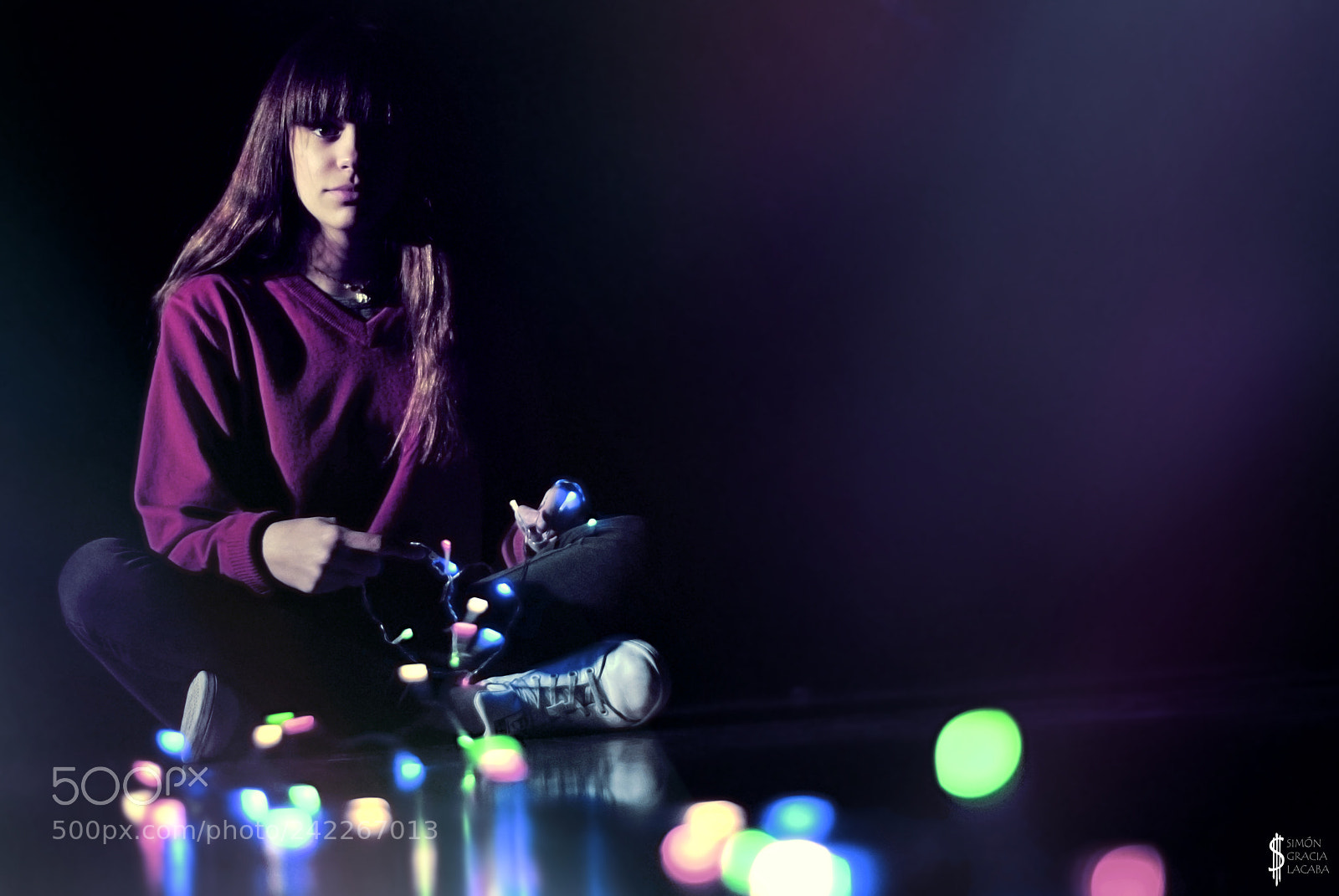 Nikon D3000 sample photo. Bokeh night photography