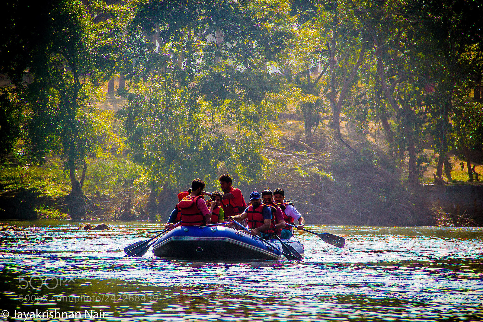 Canon EOS 550D (EOS Rebel T2i / EOS Kiss X4) sample photo. Rafting in kaveri river photography