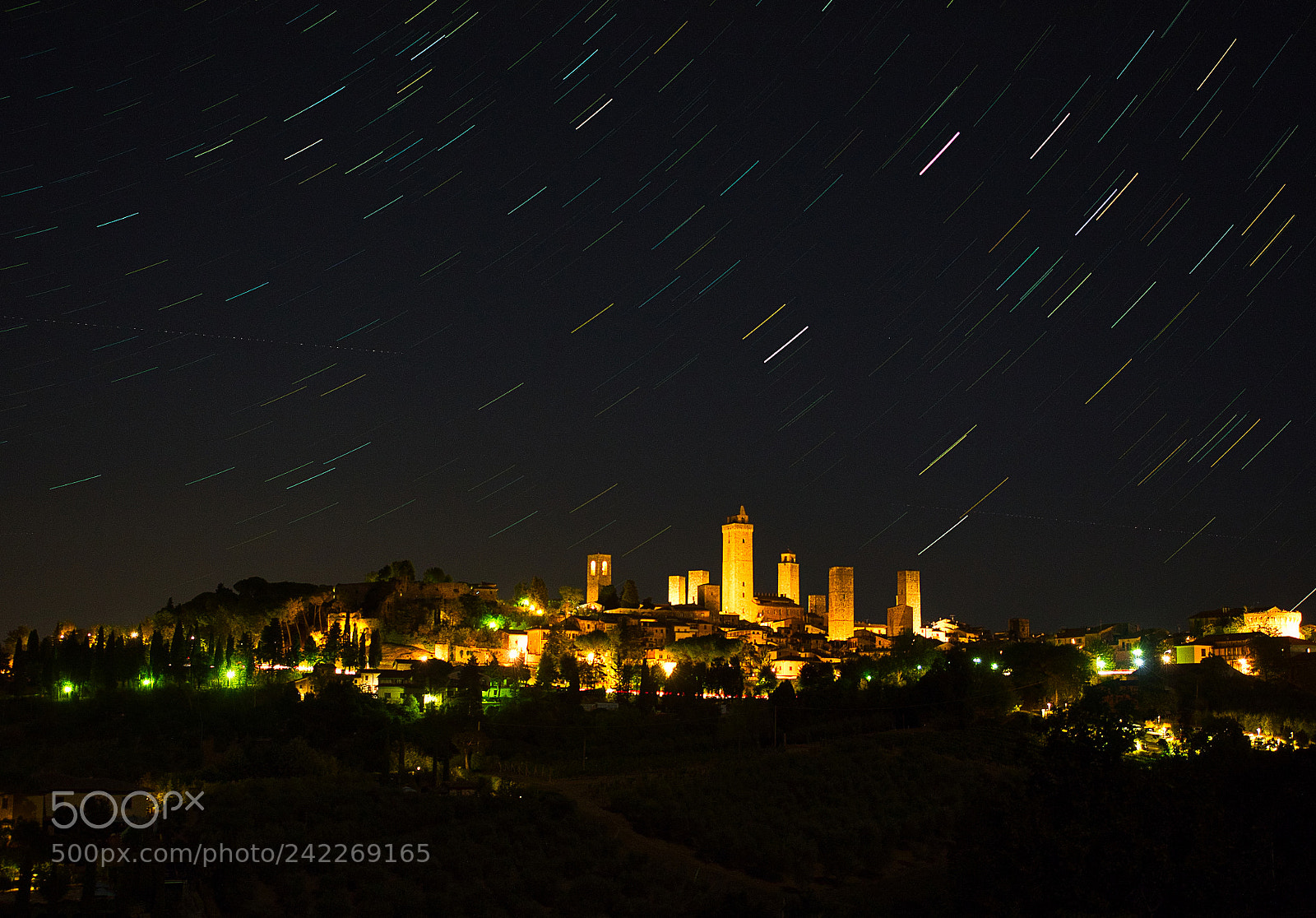 Olympus OM-D E-M5 II sample photo. Circumpolar en san gimignano photography