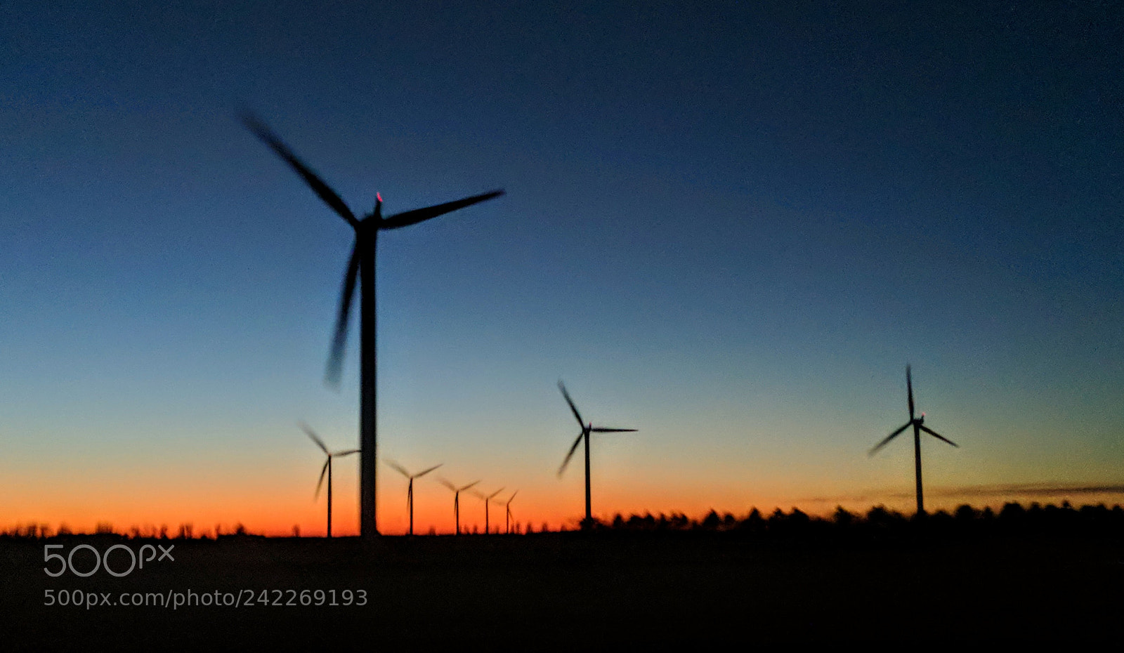 Google Pixel XL sample photo. Sunset and windmills photography