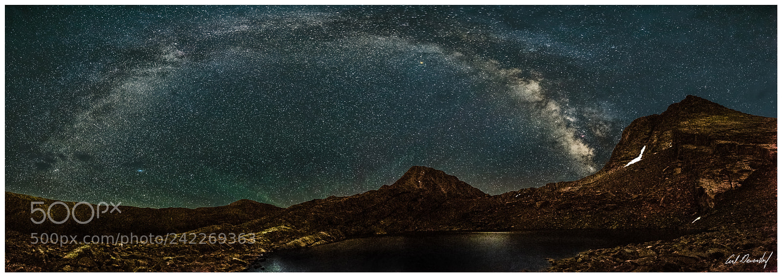 Sony a7S sample photo. Vestal lake milky way photography