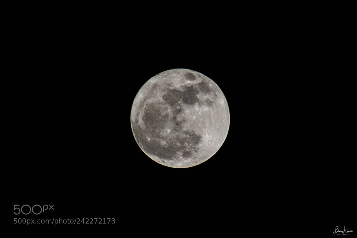 Nikon D7100 sample photo. Full moon photography