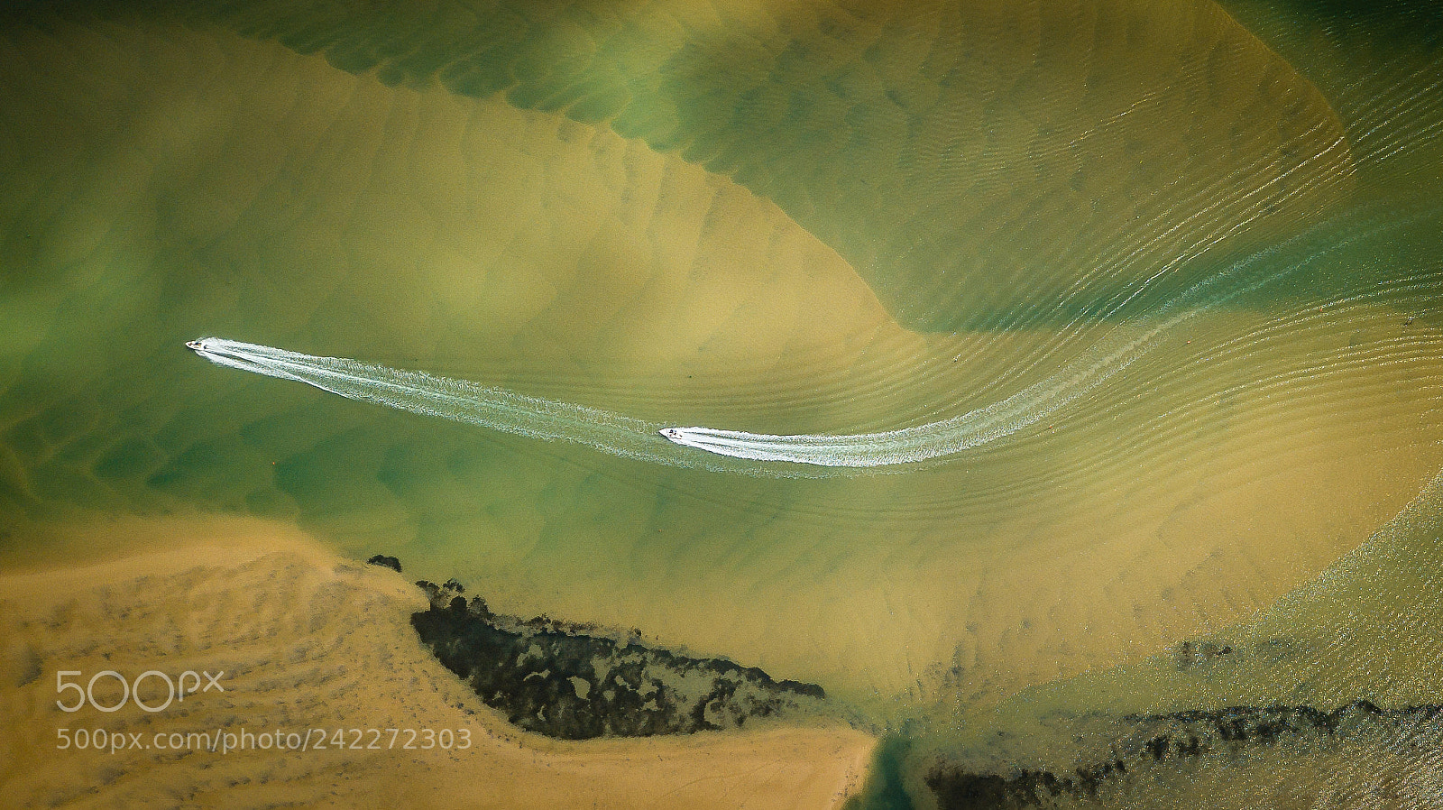 DJI FC220 sample photo. Desert in the river photography