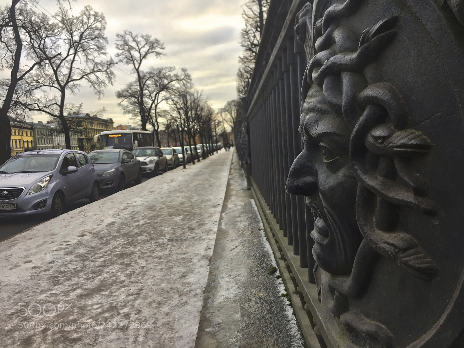 Apple iPhone 6 sample photo. Fence of the mikhailovsky photography