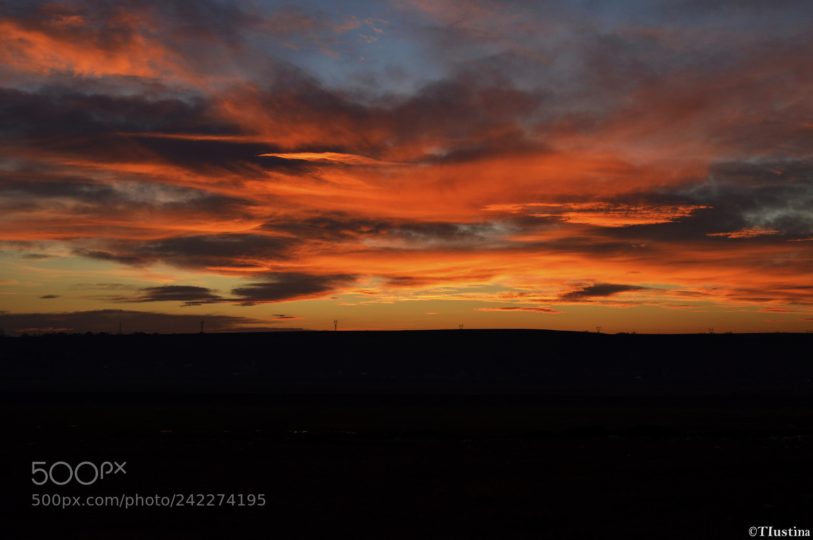 Nikon D3200 sample photo. Red sky photography