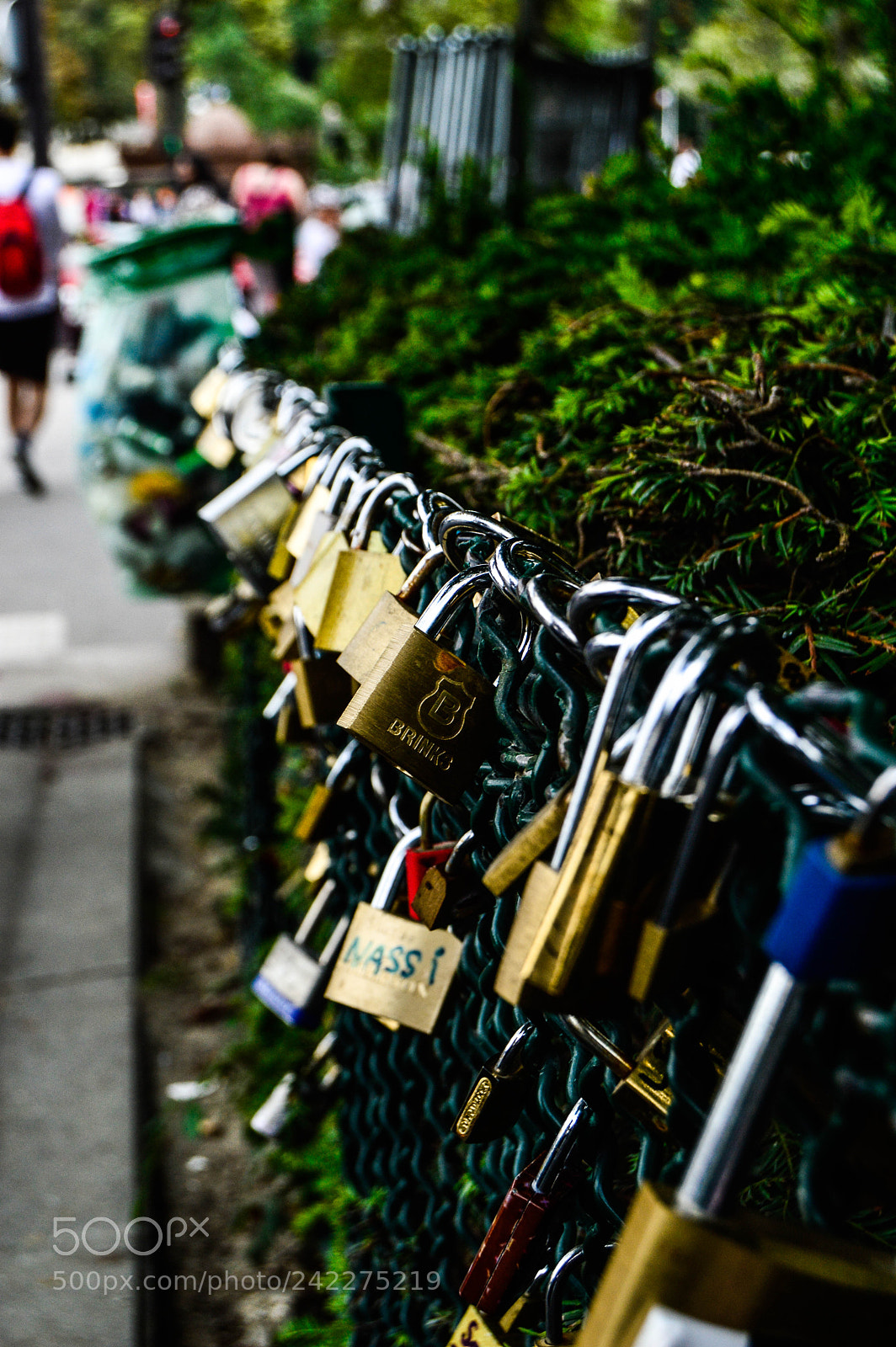 Nikon D3200 sample photo. The lock of love photography