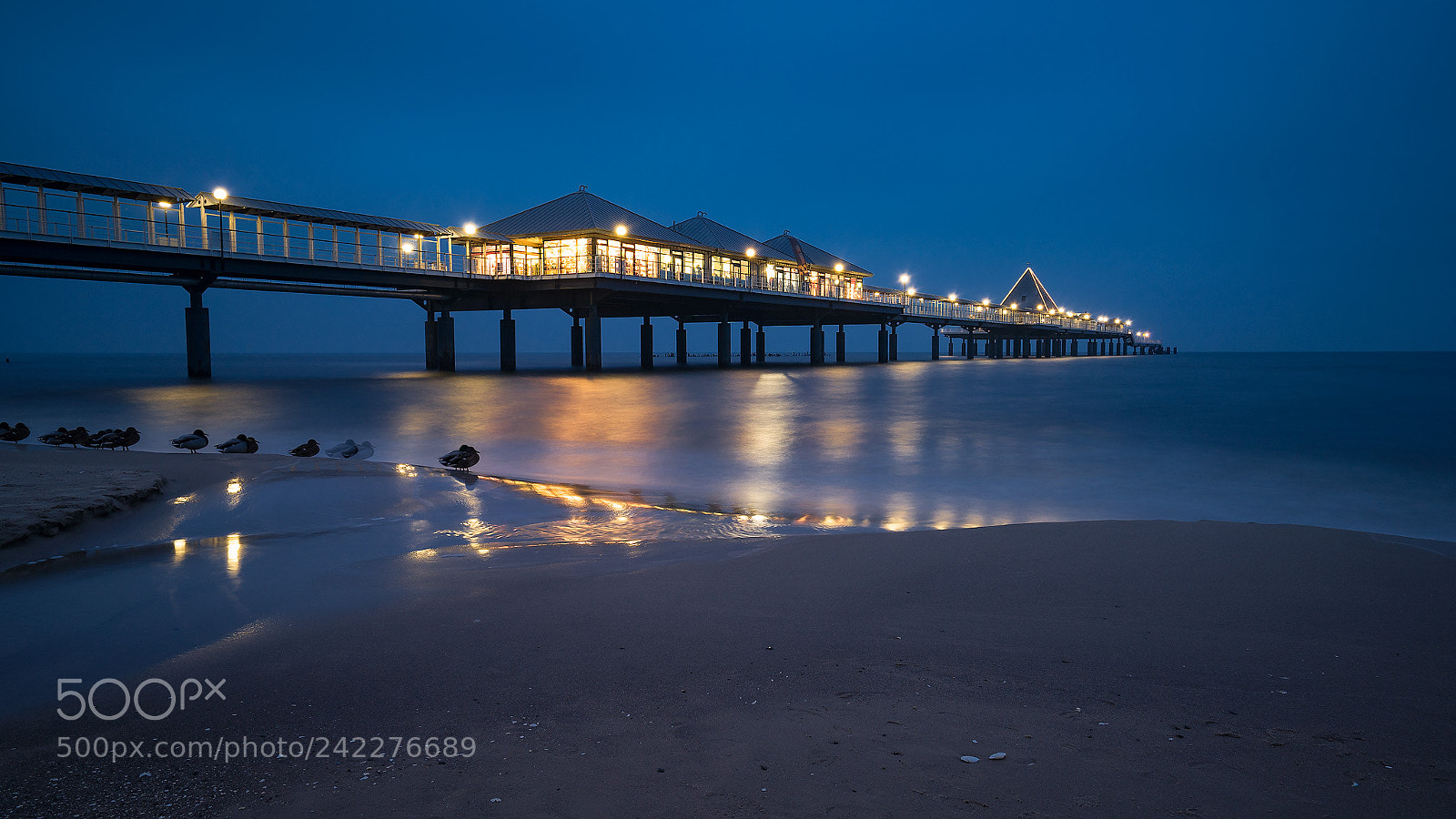Sony a9 sample photo. Seebrücke heringsdorf photography