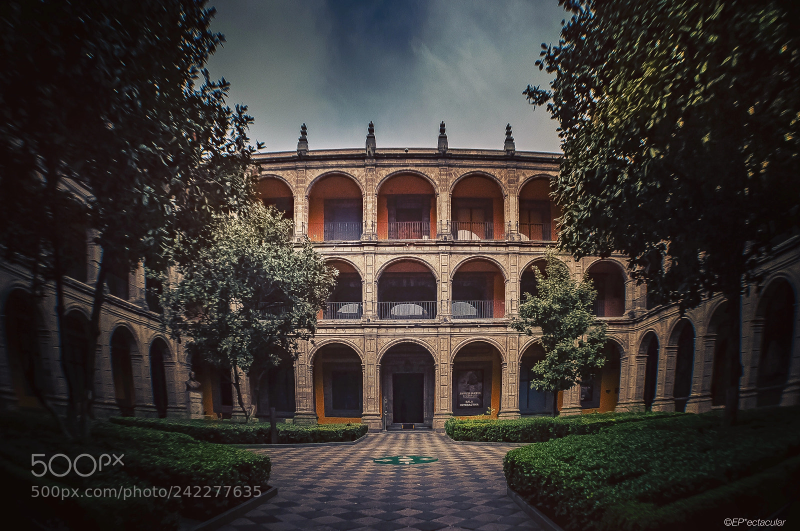 Nikon D5000 sample photo. Colegio de san ildefonso photography