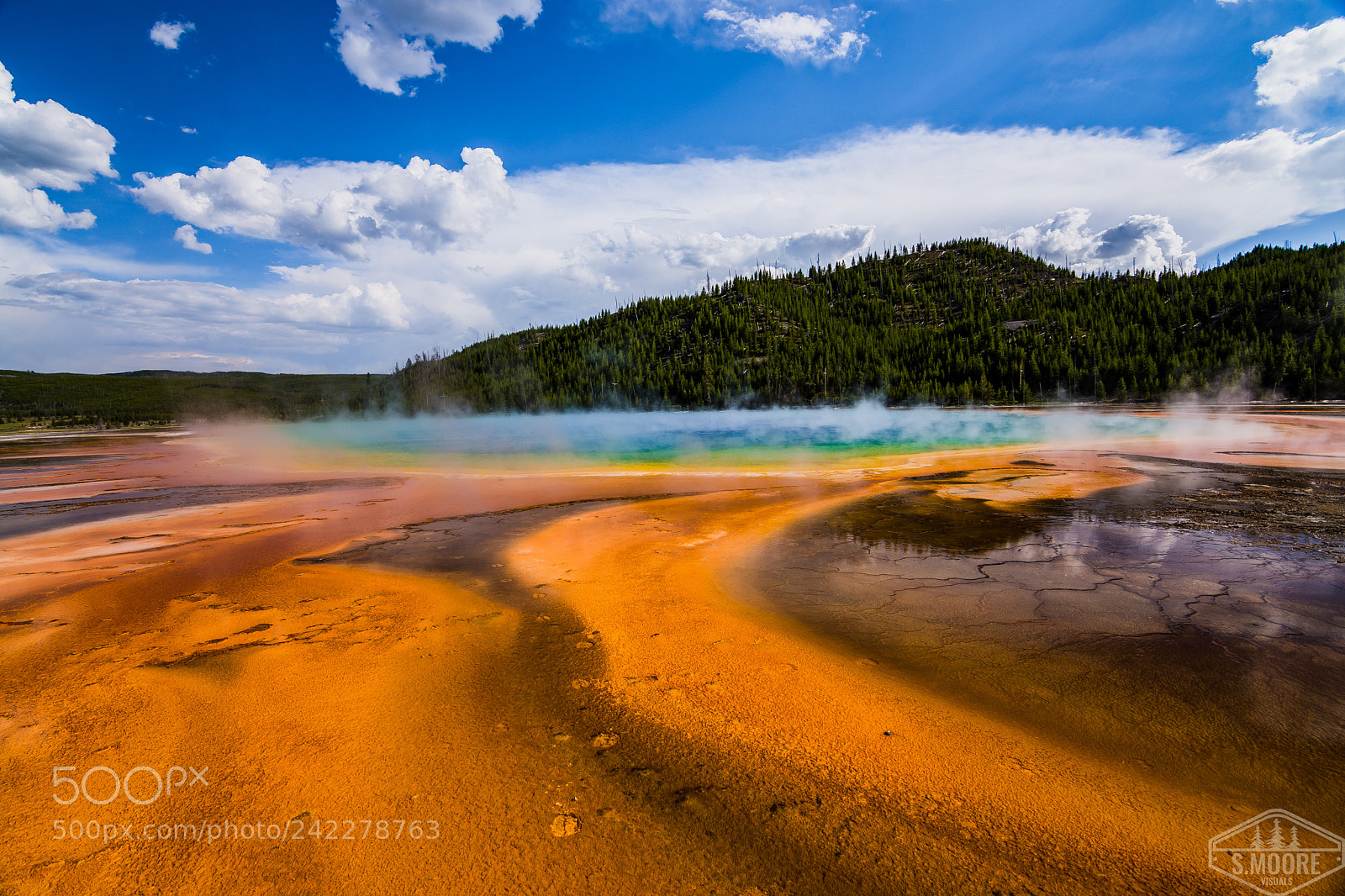 Nikon D7200 sample photo. Grand prismatic spring photography