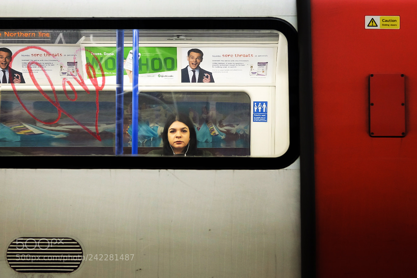 Fujifilm X-E3 sample photo. Girl on a train photography